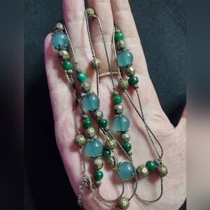 Vintage Long Beaded Necklace